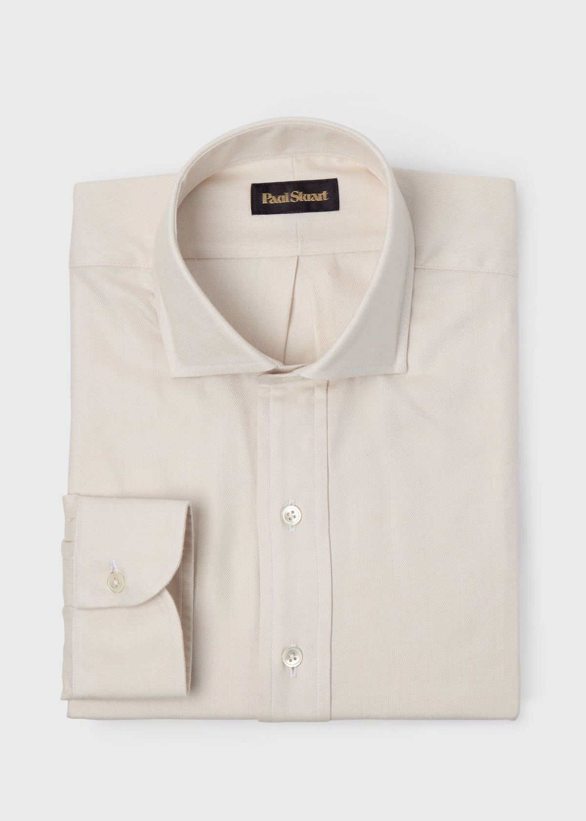 Paul Stuart Exclusive | Herringbone Spread Collar Shirt