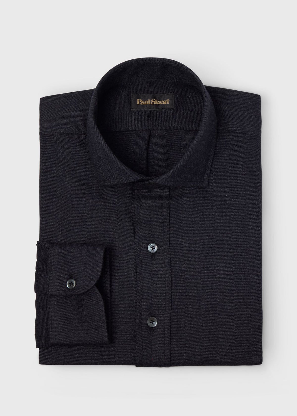 Paul Stuart Top Pick | Herringbone Spread Collar Shirt