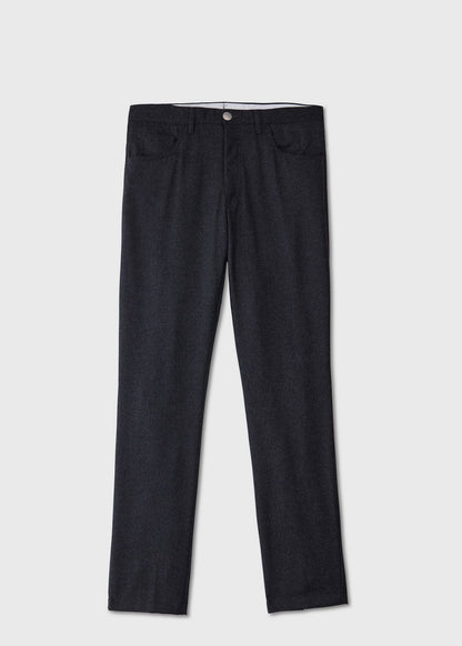 Paul Stuart Featured | Wool Flannel Five-Pocket Trouser