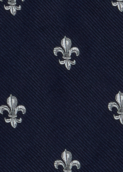 Paul Stuart Essential | Fleur-de-Lis Silk Tie