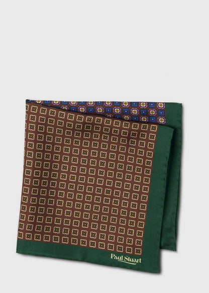 Paul Stuart Everyday | Patchwork Foulard Silk Pocket Square