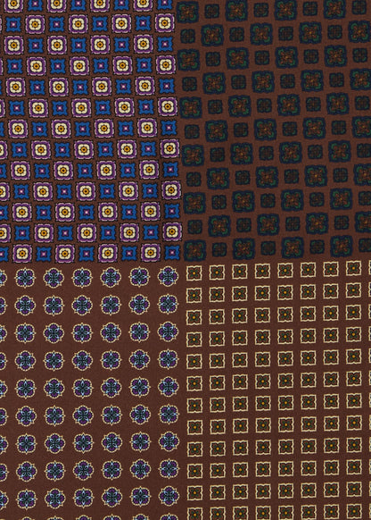 Paul Stuart Everyday | Patchwork Foulard Silk Pocket Square