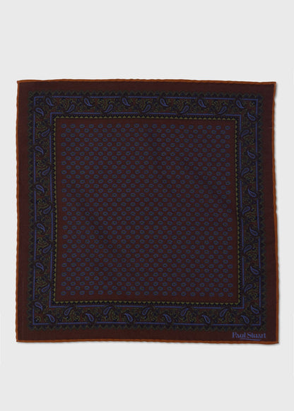 Paul Stuart Trending | Medallion Wool Pocket Square