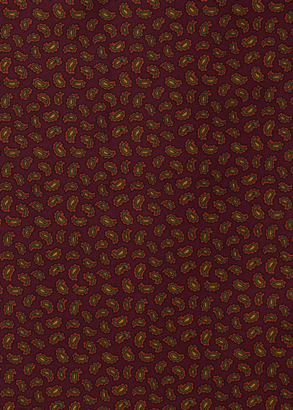 Paul Stuart Customer Favorite | Micro Paisley Silk Pocket Square