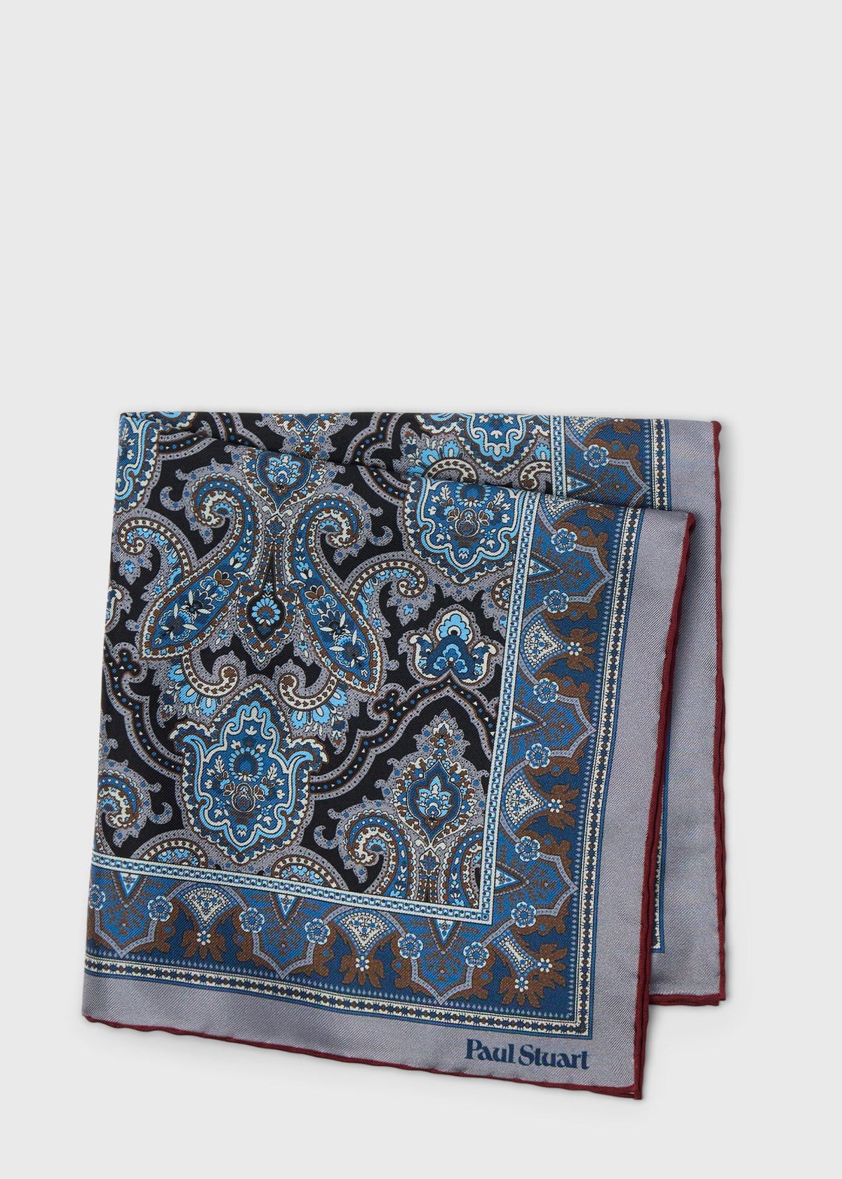 Paul Stuart Quality | Paisley Silk Pocket Square