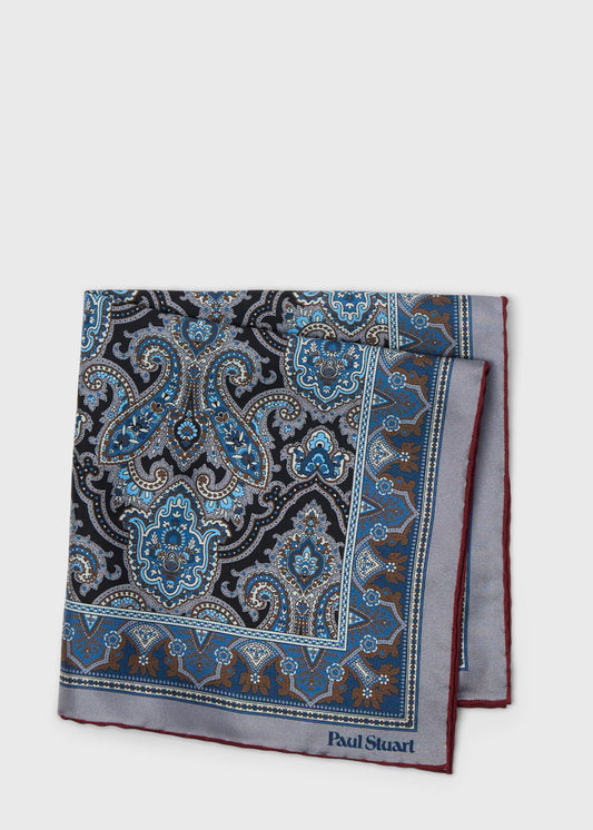 Paul Stuart Quality | Paisley Silk Pocket Square