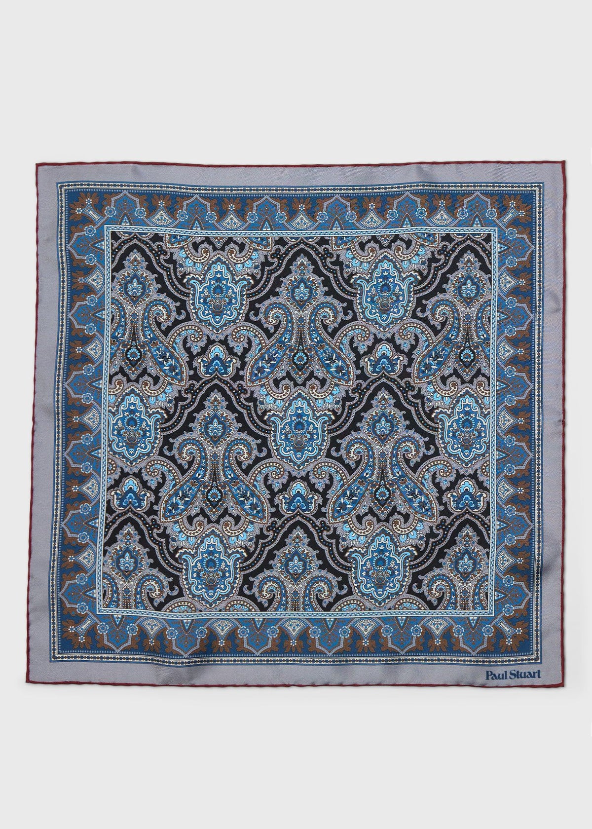 Paul Stuart Quality | Paisley Silk Pocket Square