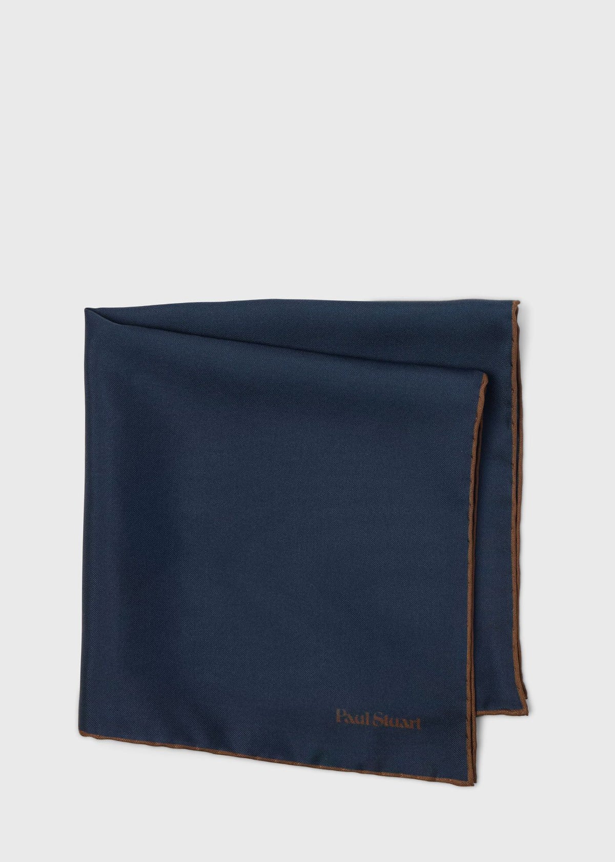 Paul Stuart Deals | Contrast Border Silk Pocket Square