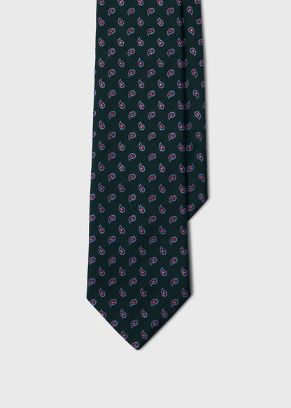 Paul Stuart Essential | Geometric Paisley Silk Tie