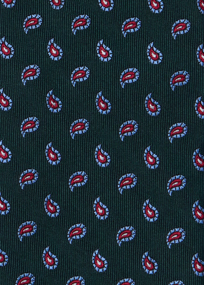 Paul Stuart Essential | Geometric Paisley Silk Tie