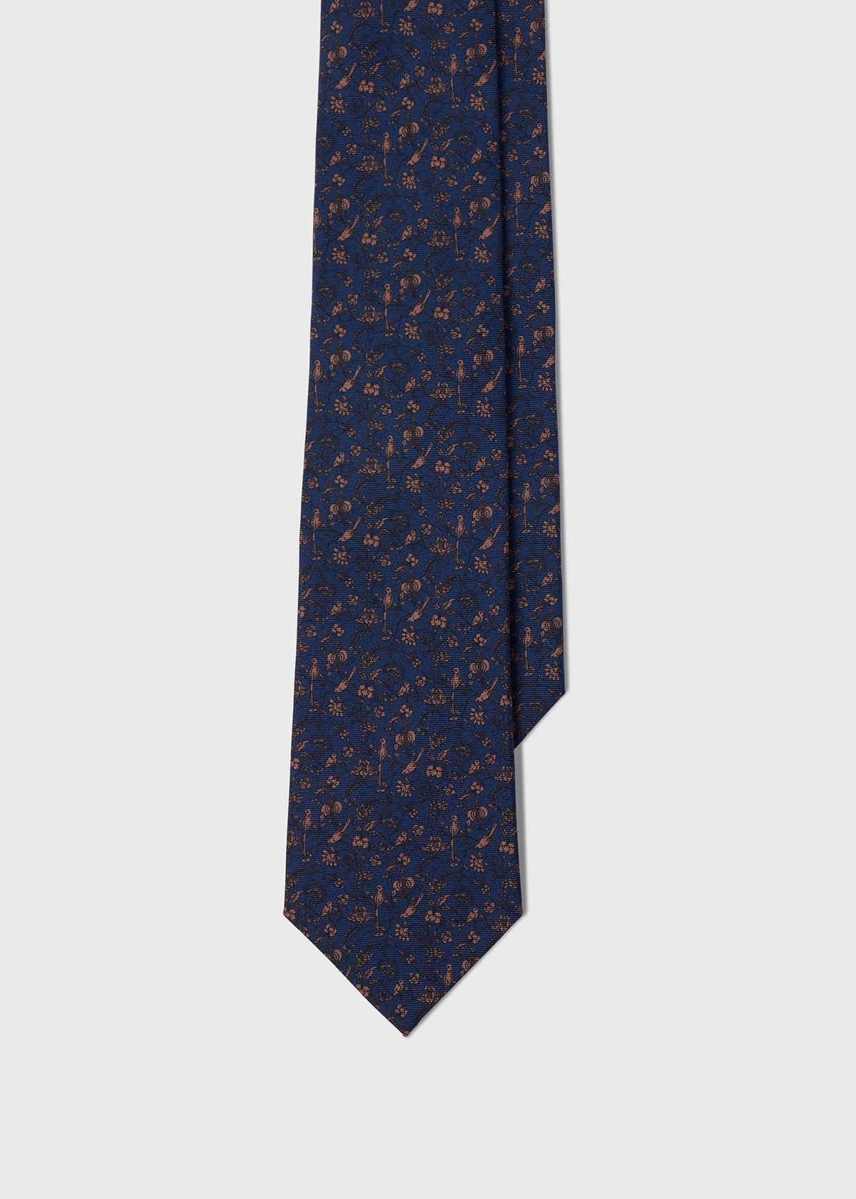 Paul Stuart Essential | Floral Bird SIik Tie