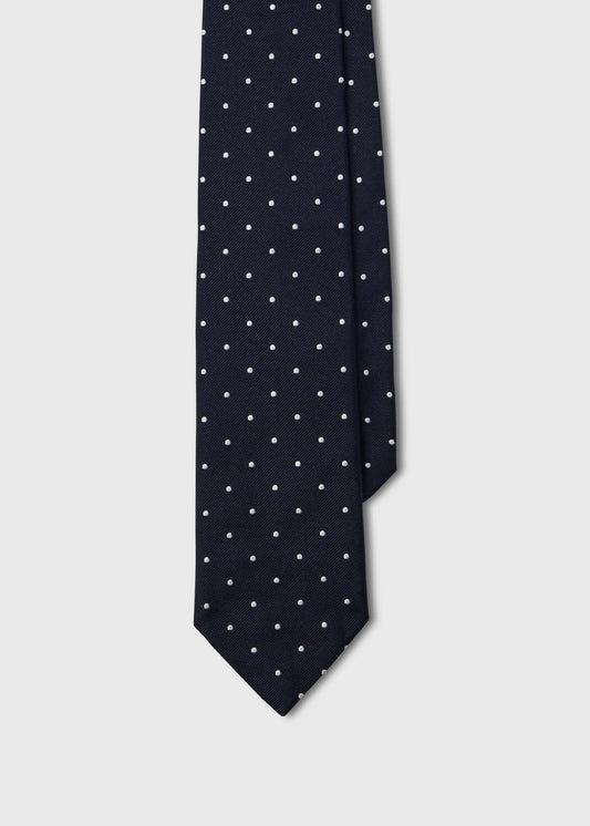 Paul Stuart Sale | Polka Dot Silk Tie