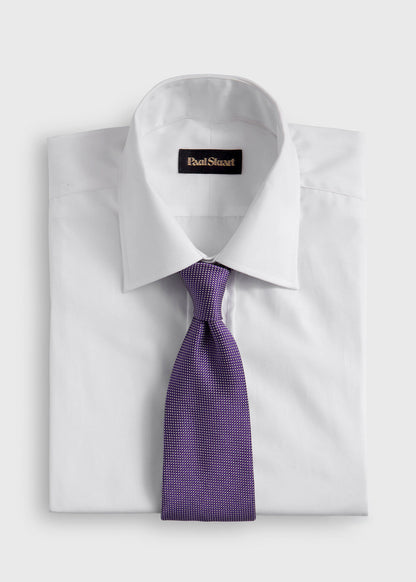 Paul Stuart Discount | Woven Silk Micro Dot Tie