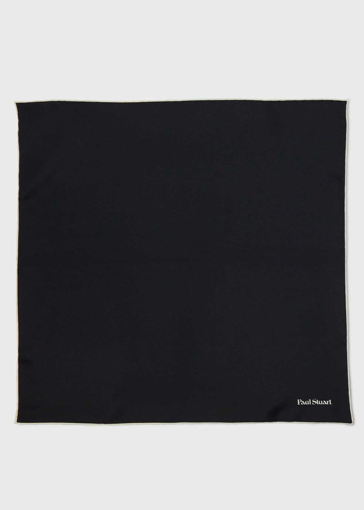 Paul Stuart Trusted | Contrast Border Silk Pocket Square