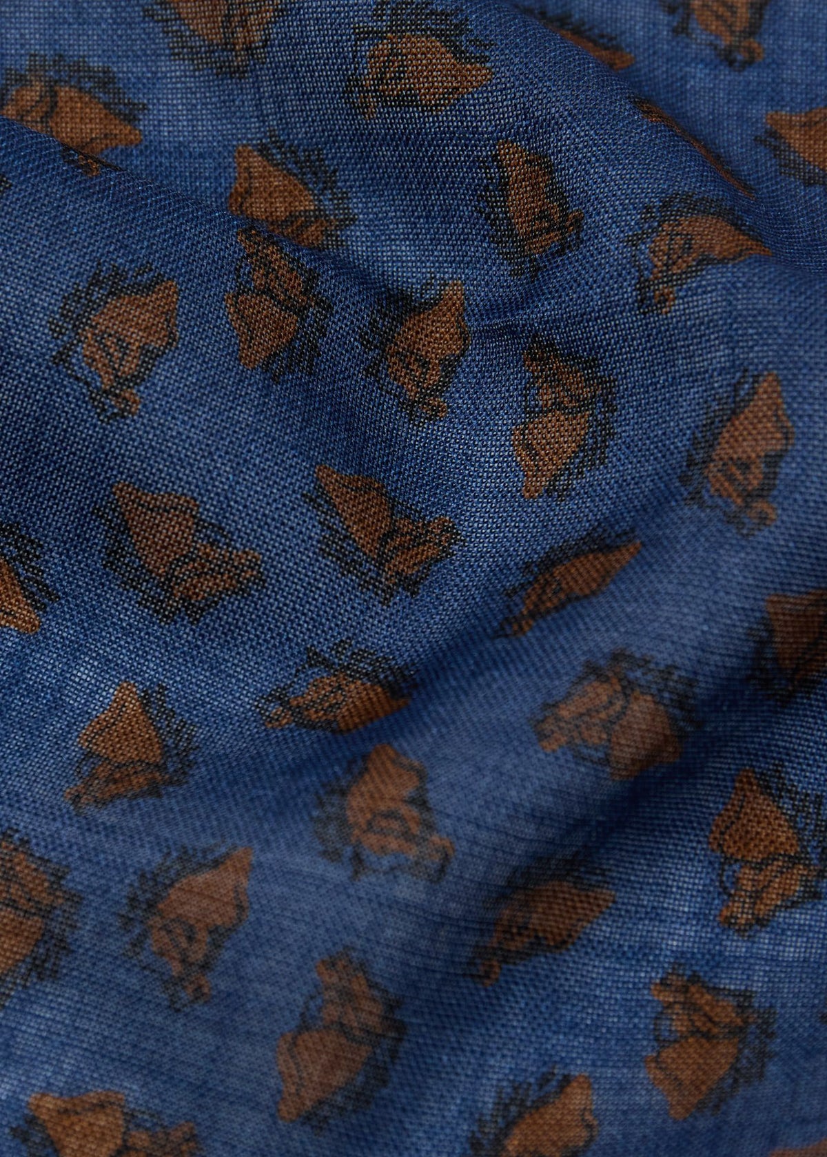 Paul Stuart Special Offer | Equestrian Print Wool Pocket Square