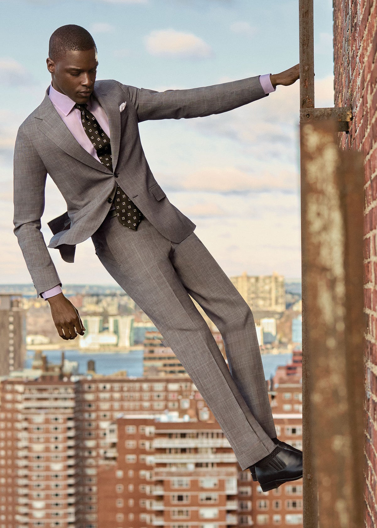 Paul Stuart Best Price | Plaid Super 130s Wool Suit
