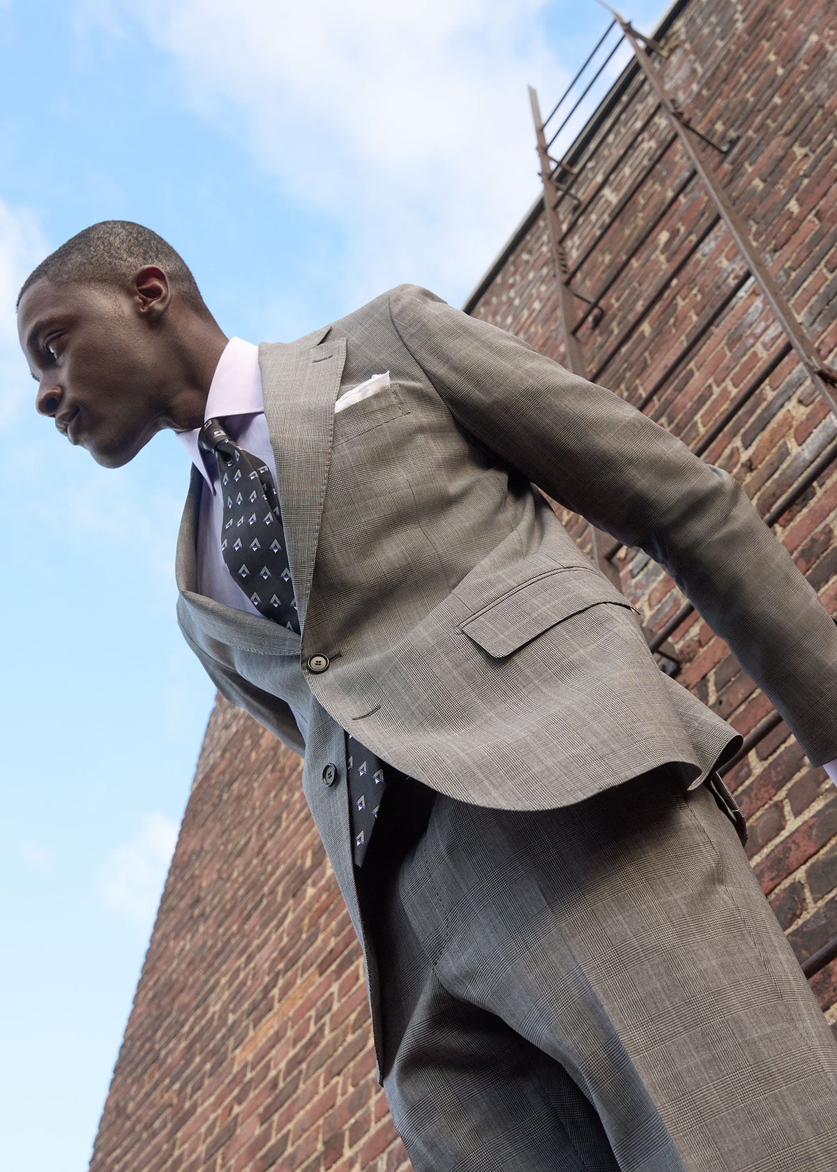 Paul Stuart Best Price | Plaid Super 130s Wool Suit