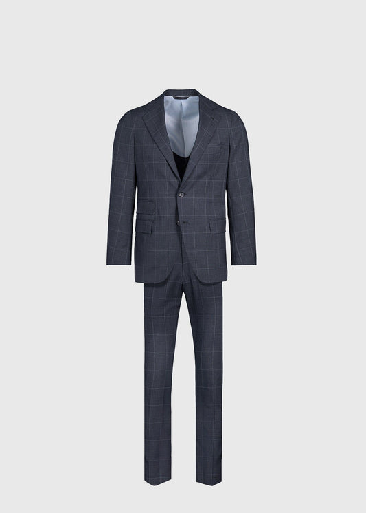 Paul Stuart Recommended | All Year Wool Windowpane Suit