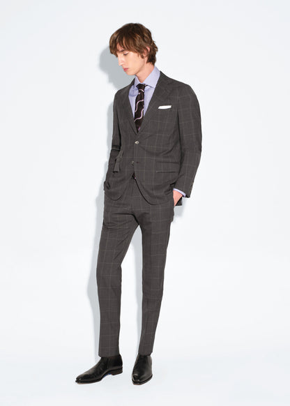 Paul Stuart Recommended | All Year Wool Windowpane Suit