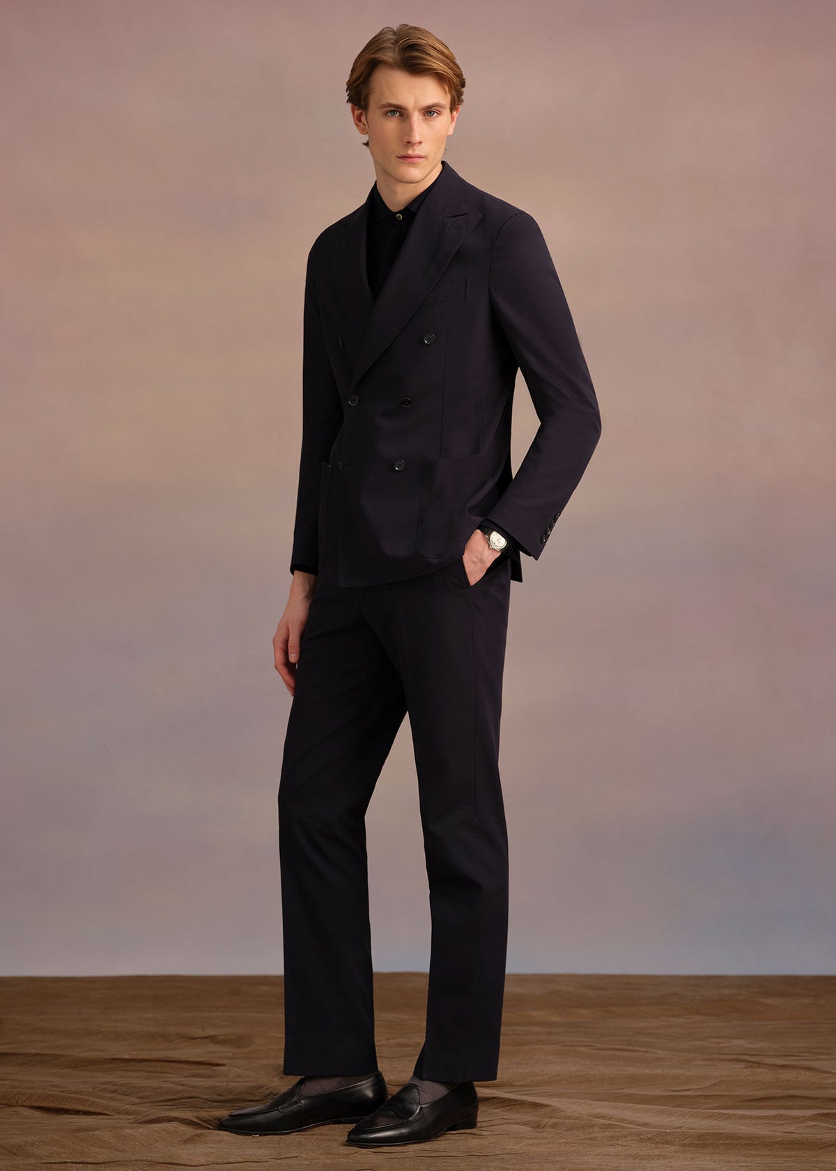 Paul Stuart Customer Favorite | All Year Cotton Double Breasted Suit