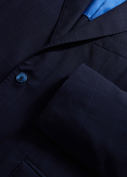 Paul Stuart Featured | Wool Windowpane Suit