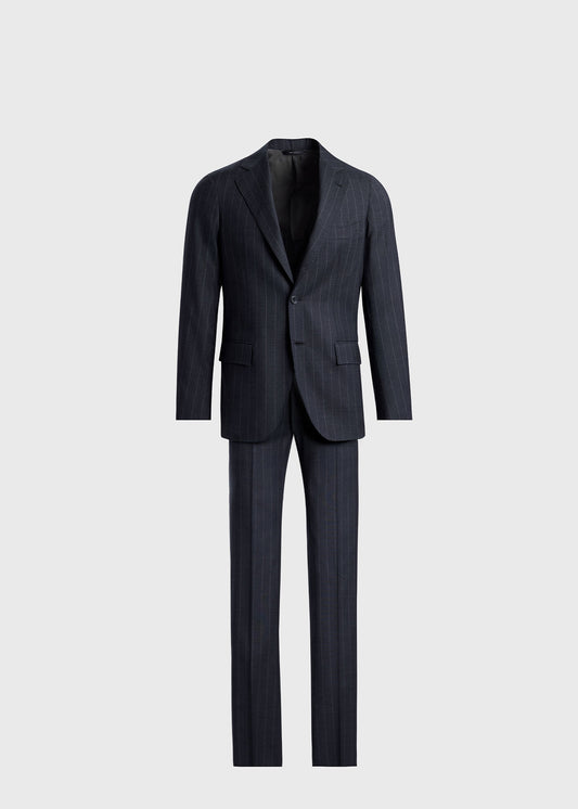 Paul Stuart Discount | All Year Wool Stripe Suit
