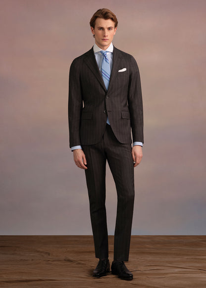 Paul Stuart Discount | All Year Wool Stripe Suit