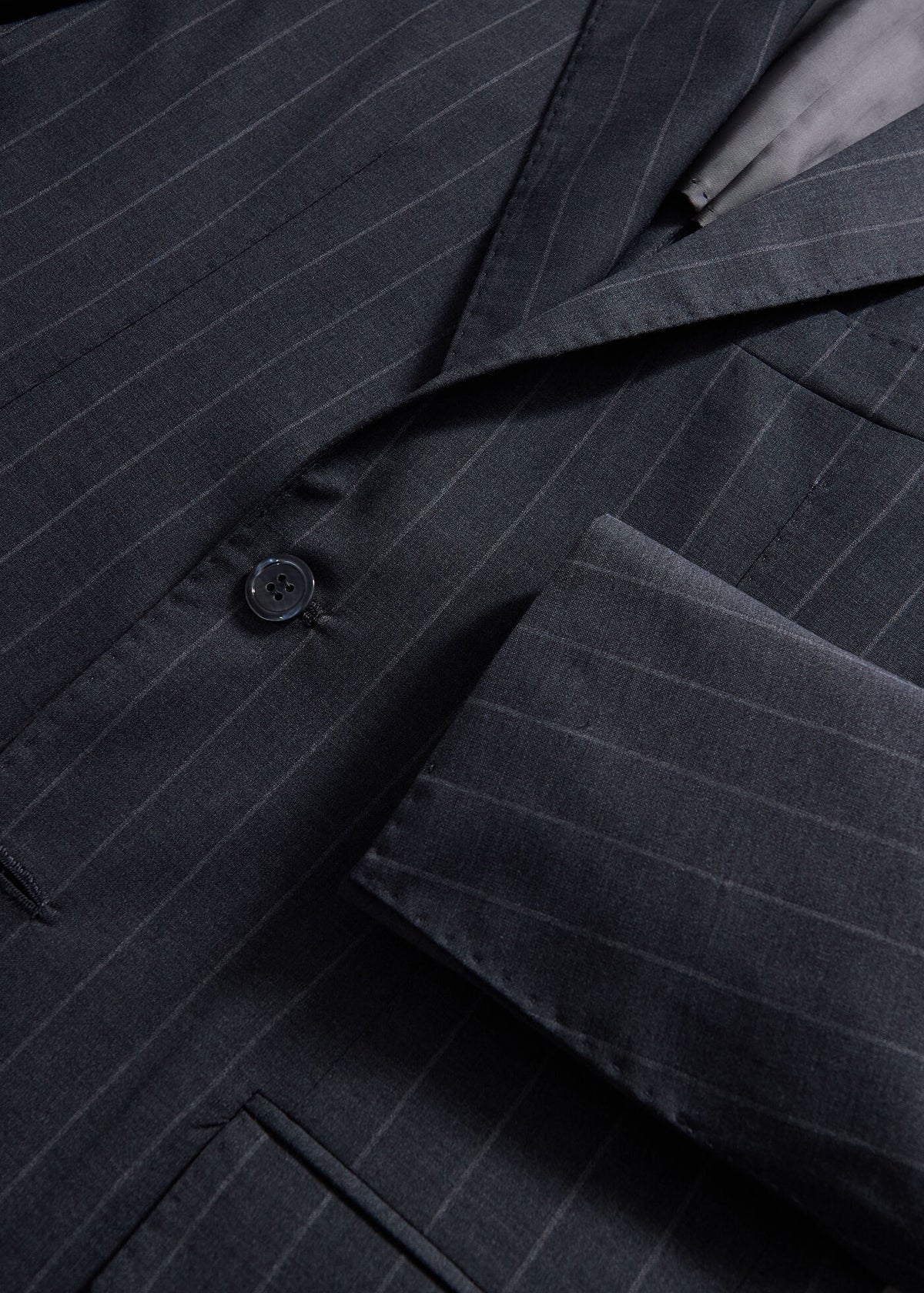 Paul Stuart Discount | All Year Wool Stripe Suit