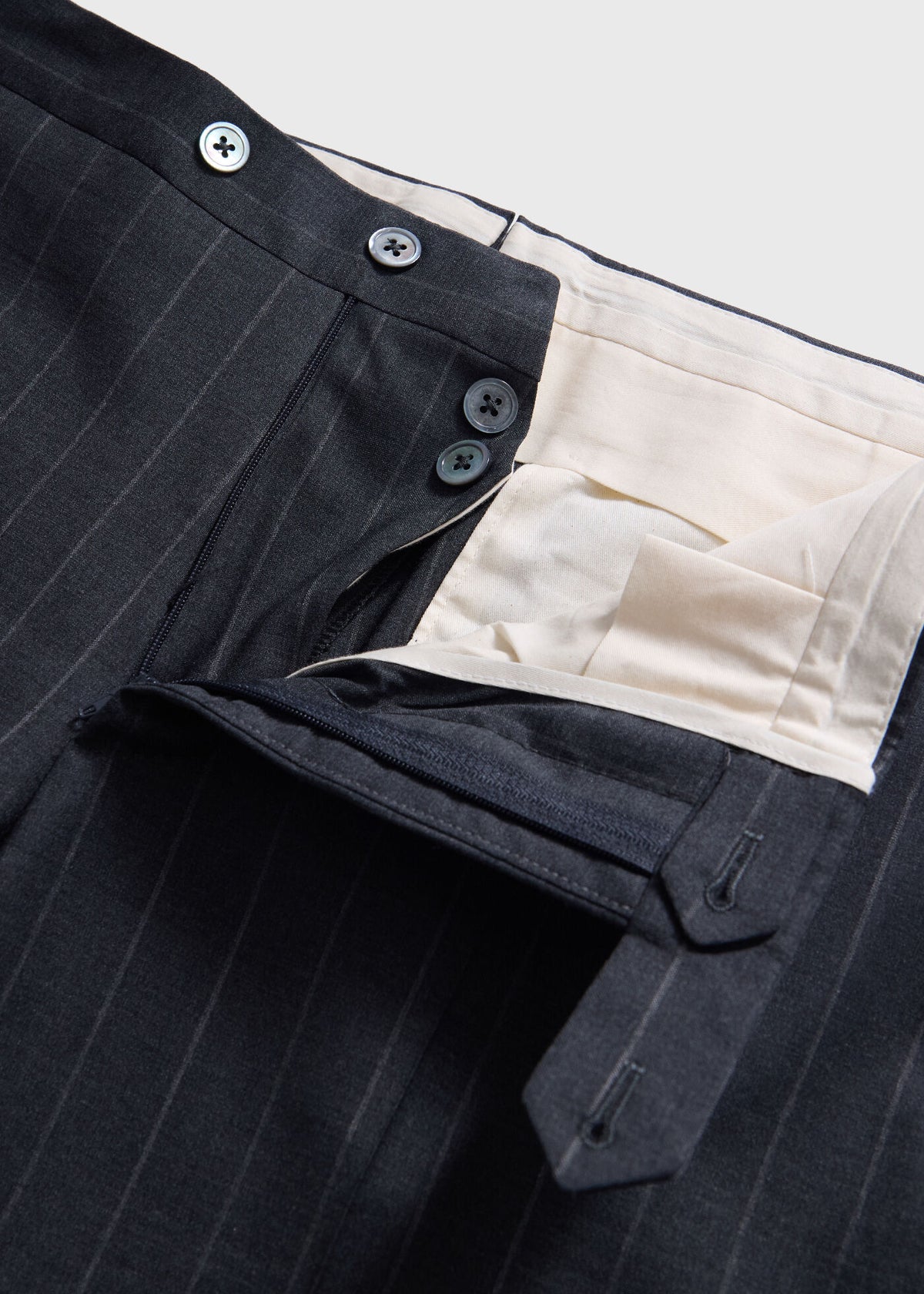 Paul Stuart Discount | All Year Wool Stripe Suit