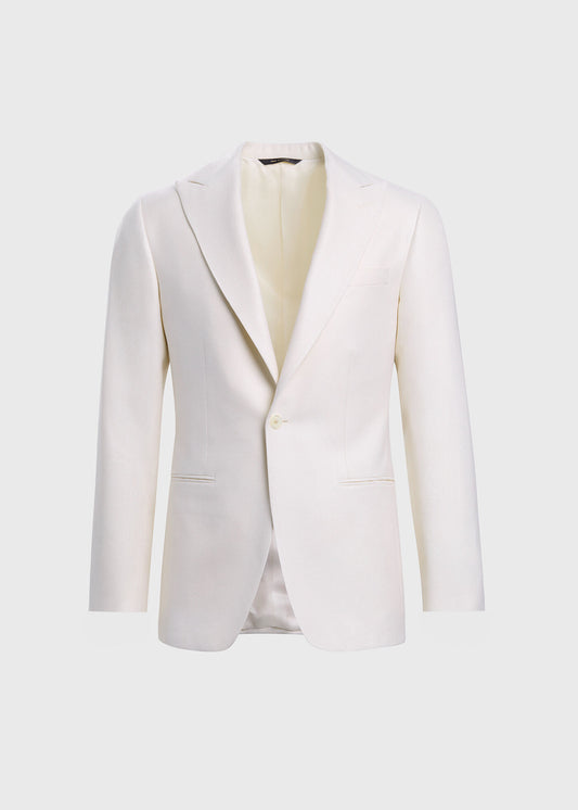 Paul Stuart Smart Buy | White Hopsack Dinner Jacket