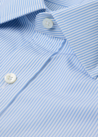 Paul Stuart New | Pencil Stripe Spread Collar Dress Shirt