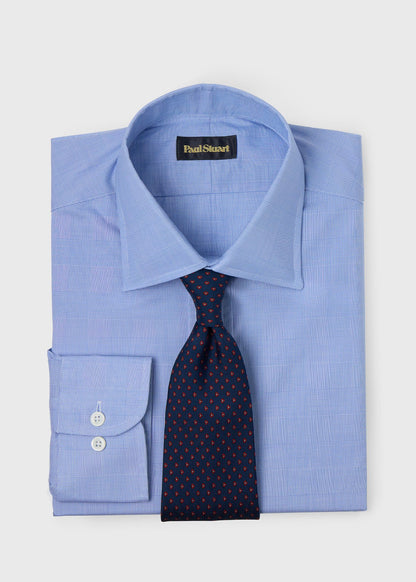 Paul Stuart Premium | Glen Plaid Spread Collar Dress Shirt