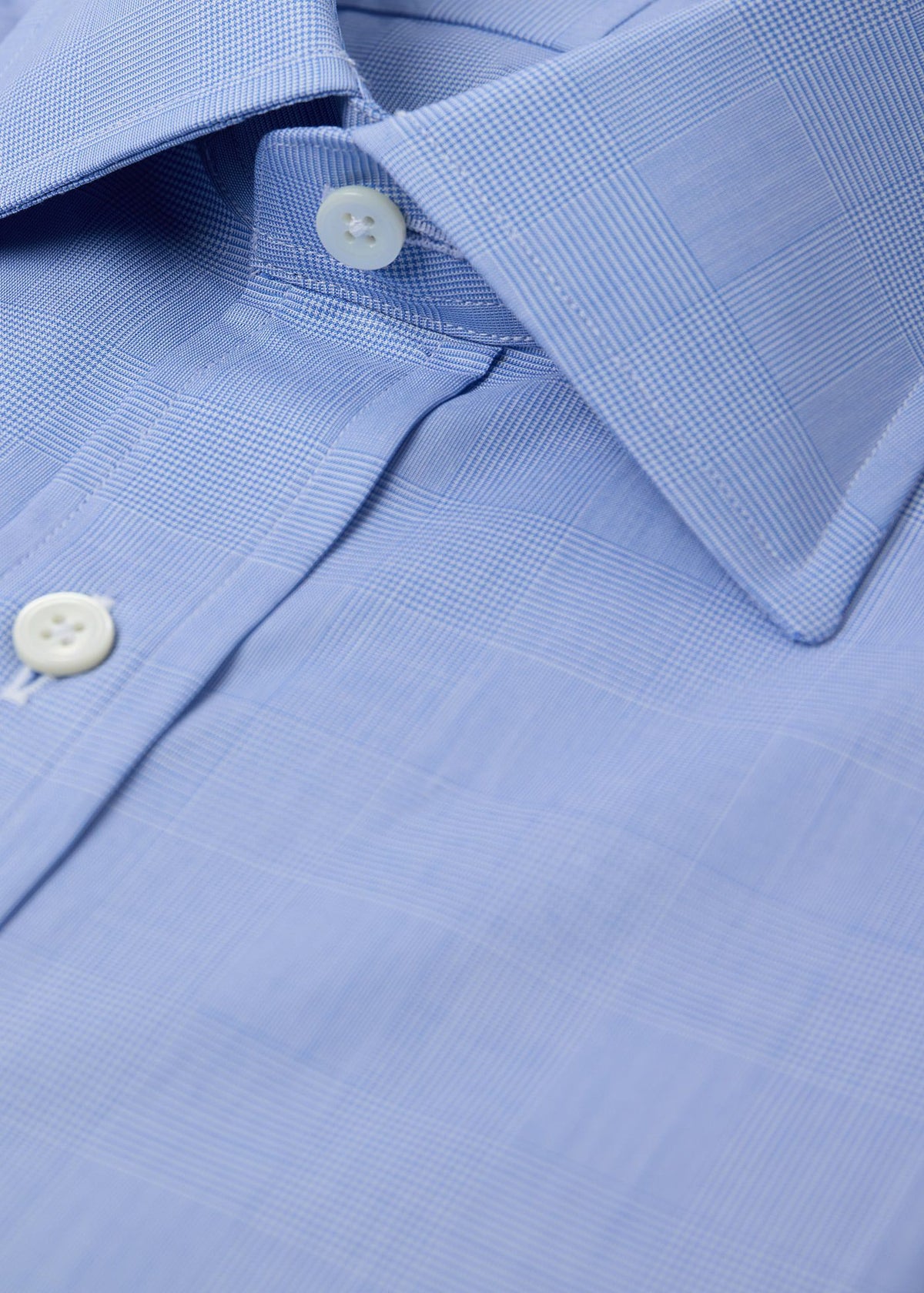 Paul Stuart Premium | Glen Plaid Spread Collar Dress Shirt