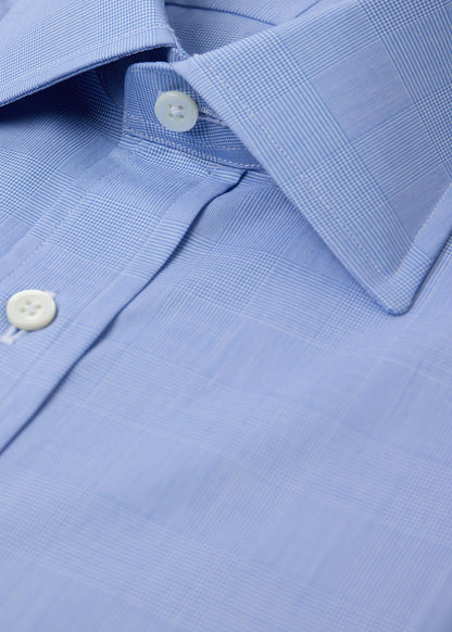 Paul Stuart Premium | Glen Plaid Spread Collar Dress Shirt