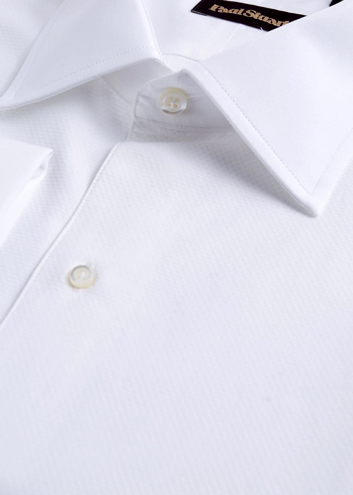 Paul Stuart Everyday | Piqué Bib Front Cotton Formal Shirt