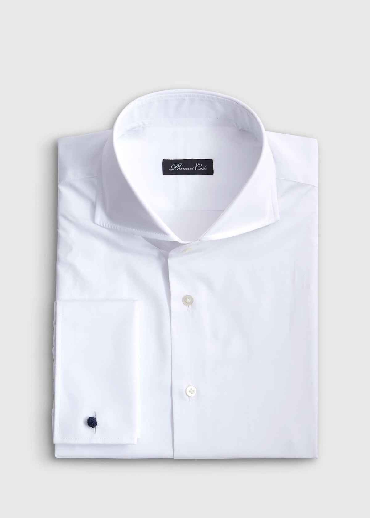 Paul Stuart Premium | White Poplin Dress Shirt with French Cuff