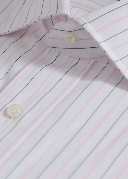 Paul Stuart Deals | Cotton Deco Stripe Dress Shirt
