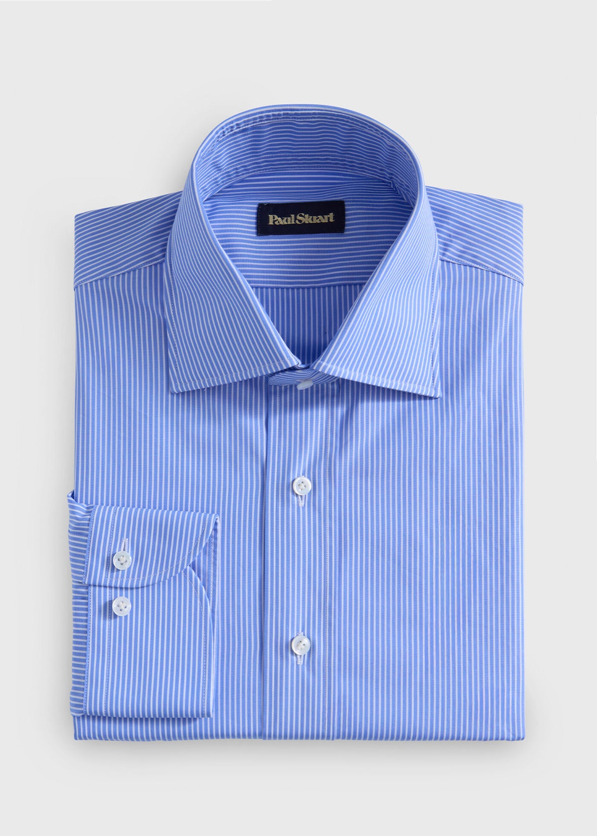 Paul Stuart Discount | Cotton Stripe Dress Shirt