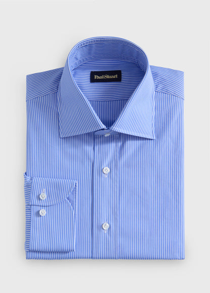 Paul Stuart Discount | Cotton Stripe Dress Shirt
