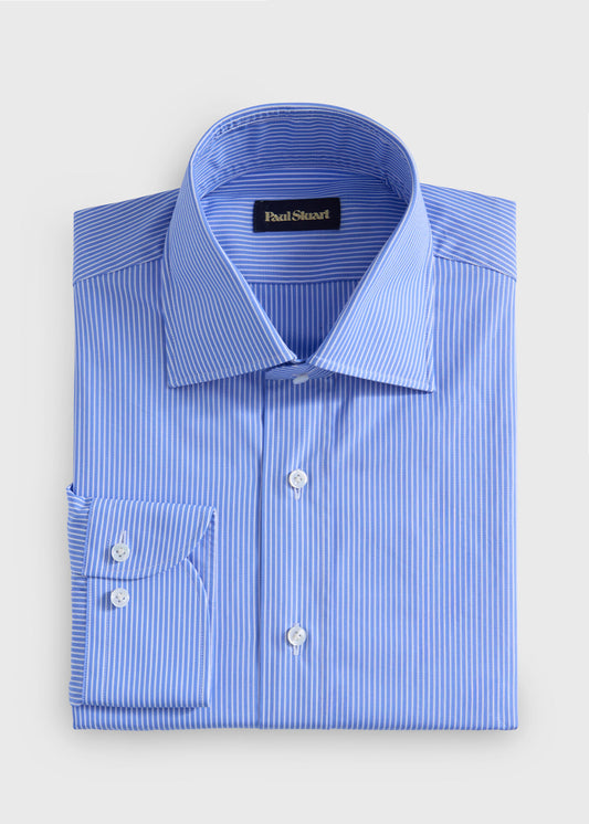 Paul Stuart Discount | Cotton Stripe Dress Shirt