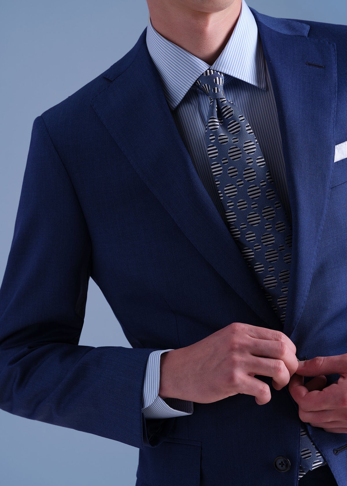 Paul Stuart Premium | Handmade Narrow Bengal Stripe Dress Shirt