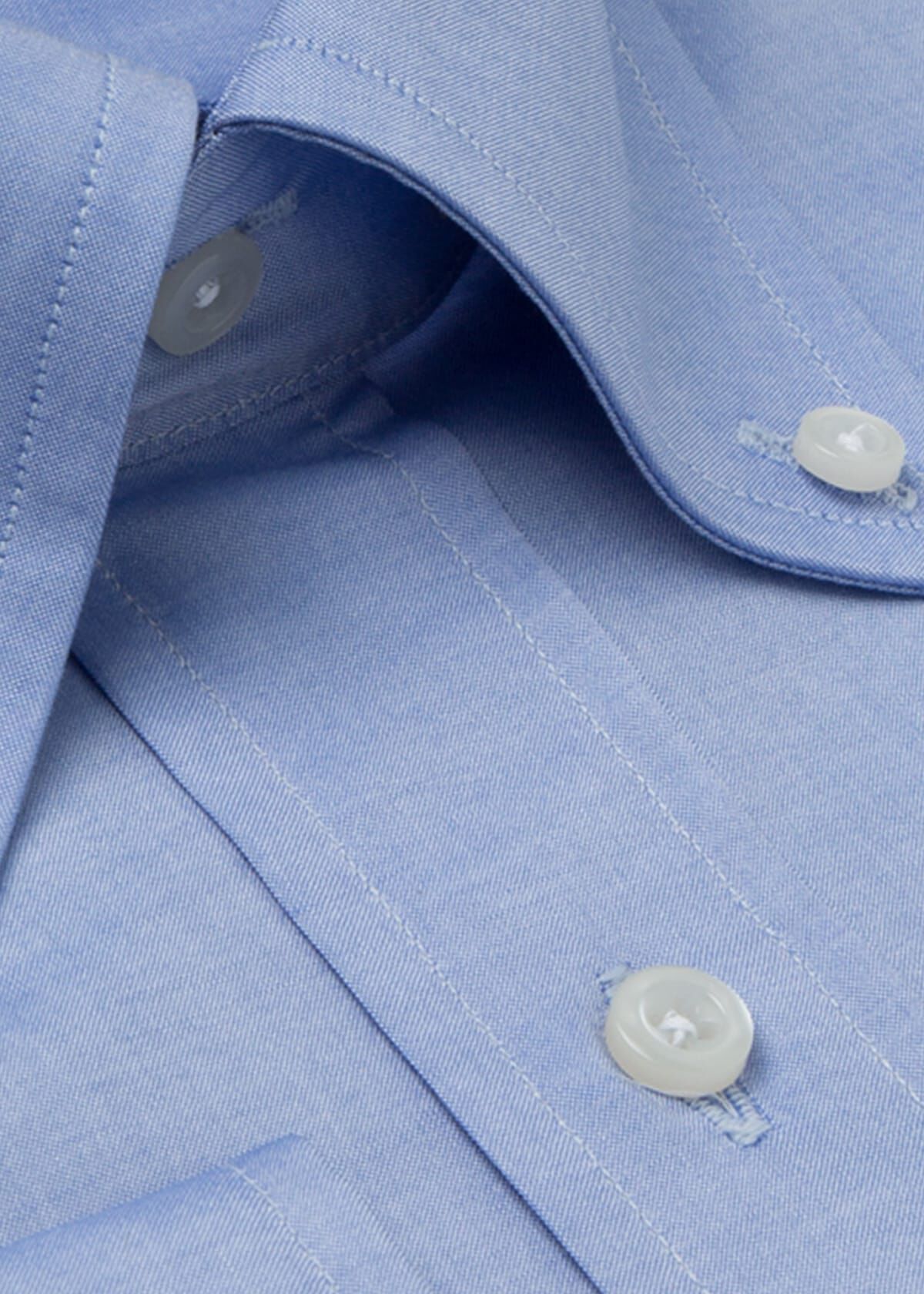 Paul Stuart Best Seller | Blue Sea Island Cotton Dress Shirt
