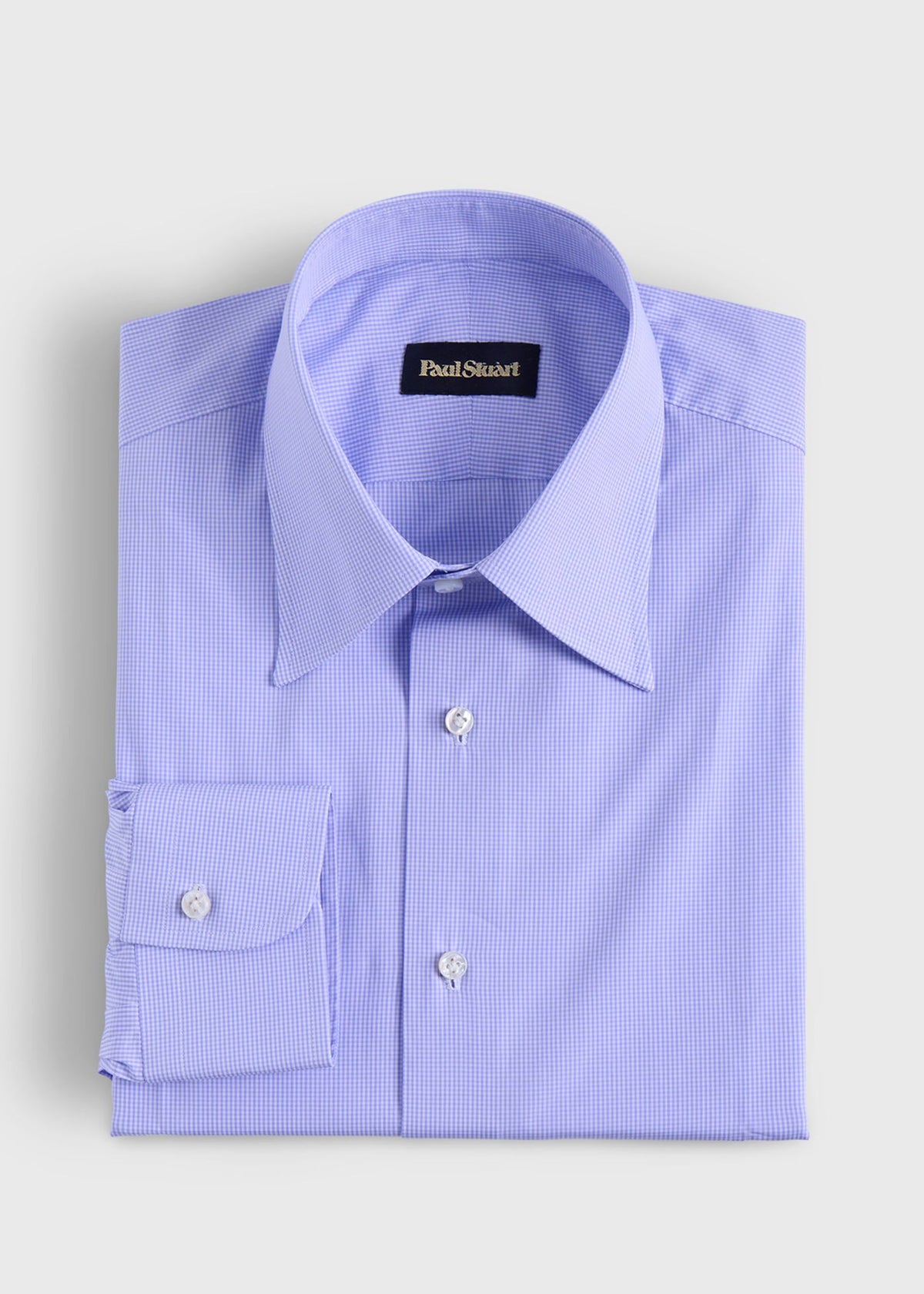 Paul Stuart Smart Buy | Handmade Micro Gingham Dress Shirt