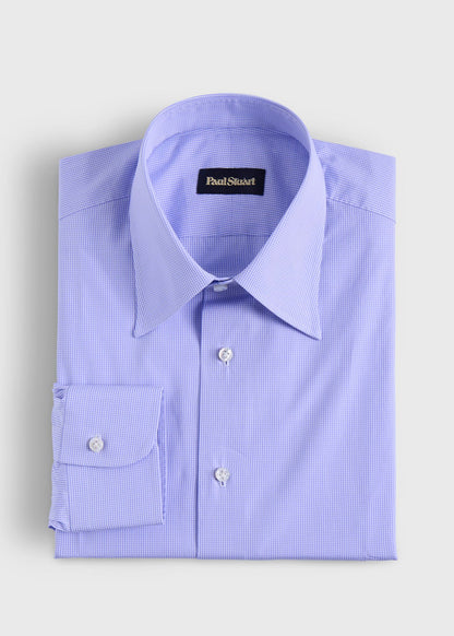 Paul Stuart Smart Buy | Handmade Micro Gingham Dress Shirt