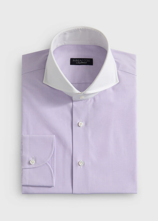 Paul Stuart Popular | Contrast Collar Cotton Dress Shirt