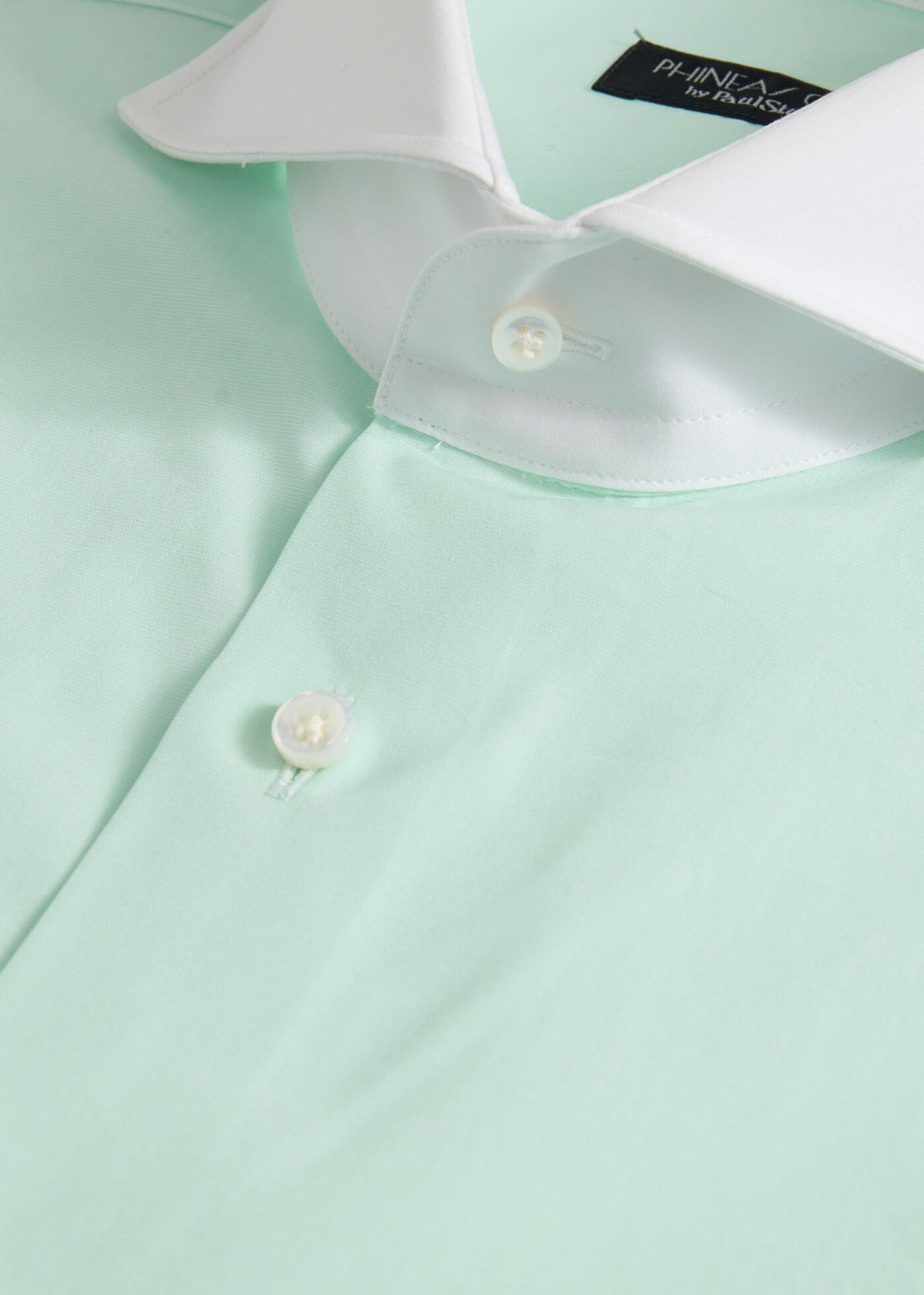 Paul Stuart Popular | Contrast Collar Cotton Dress Shirt