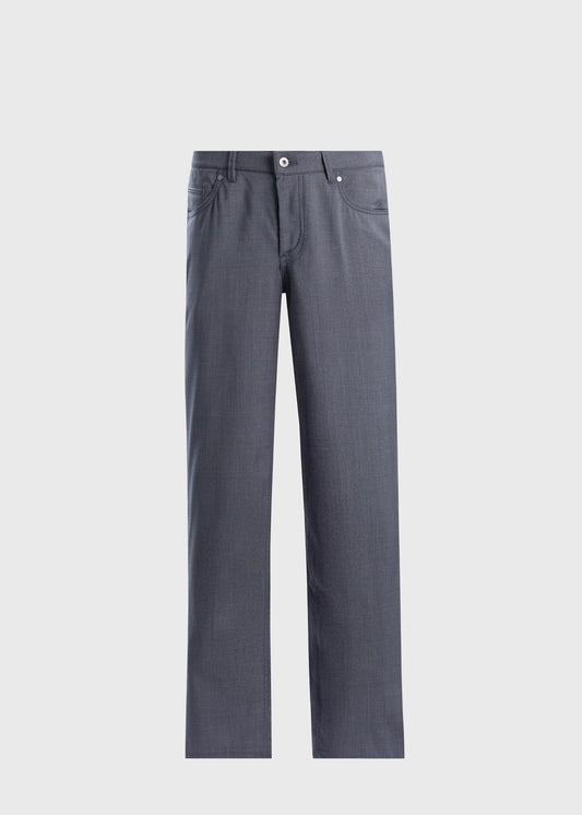 Paul Stuart Discount | Wool Five-Pocket Trouser