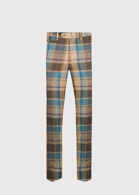 Paul Stuart Great Value | Linen Plaid Dress Trouser