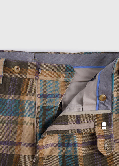 Paul Stuart Great Value | Linen Plaid Dress Trouser