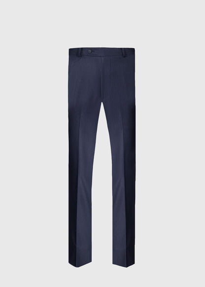 Paul Stuart Essential | Super 110s Wool Mid Blue Trouser